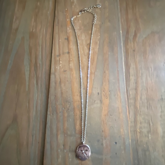 Collier American Eagle Outfitters Avec Pendentif Argenté, Cristaux Et Perles - Occasion